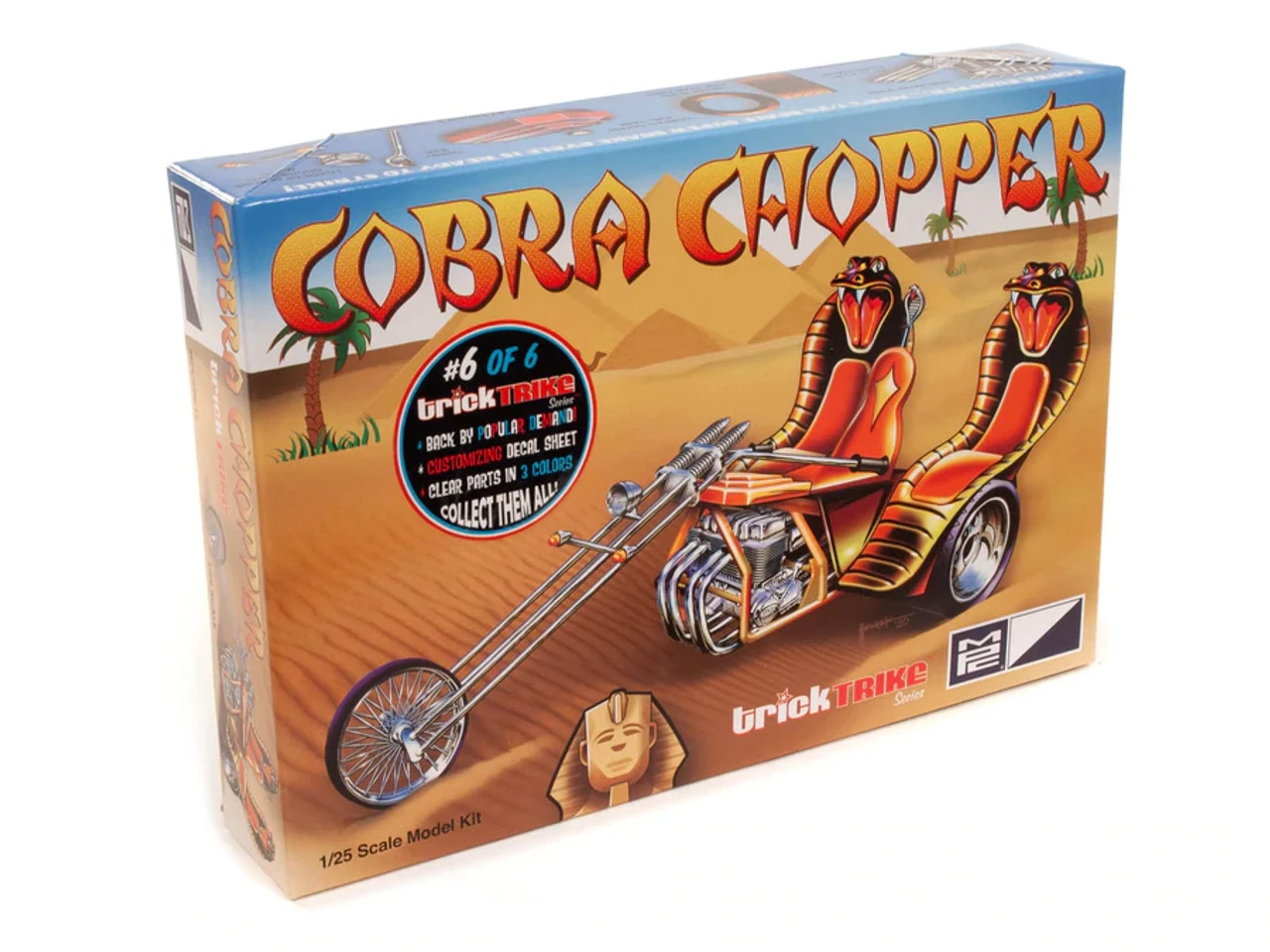 MPC 896 1/25 Cobra Chopper (Trick Trikes Series) Model Kit 1 MPC 896 1/25 Cobra Chopper (Trick Trikes Series) Model Kit