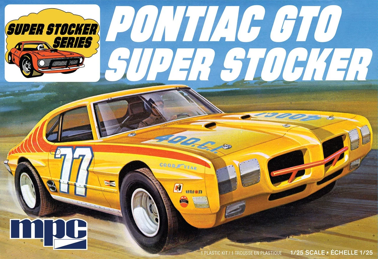 MPC 939M 1/25 1970 Pontiac GTO Super Stocker Model Kit 1 MPC 939M 1/25 1970 Pontiac GTO Super Stocker Model Kit