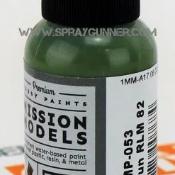 Mission Models MIOMMP-053 Acrylic Model Paint 1oz Bottle, Hellgrun