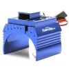 Power Hobby Aluminum Motor Heatsink & Cooling Fan For 1/8 Size Motors (Blue)