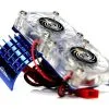 Power Hobby Aluminum Motor Heatsink & Twin Cooling Fan (Slash 4WD) (Blue)
