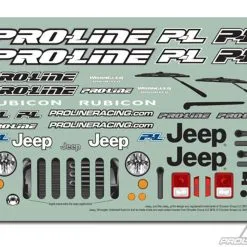 Proline Pro-Line 3336-00 SCX10 Jeep Wrangler Unlimited Rubicon 12.3 Crawler Body (Clear) 16 Proline Pro-Line 3336-00 SCX10 Jeep Wrangler Unlimited Rubicon 12.3 Crawler Body (Clear) -Toys and Hobbies Shop PRO333600 8 68689.1562616297