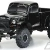 Proline Pro-Line 3499-18 1946 Dodge Power Wagon 12.3" Tough-Color Rock Crawler Body (Black)