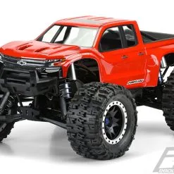 Proline Pro-Line 3507-17 2019 Chevy Silverado Z71 Trail Boss Pre-Cut X-Maxx Body (Clear)