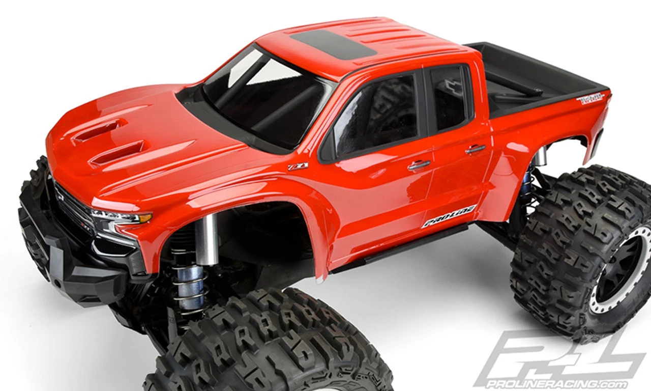 Proline Pro-Line 3507-17 2019 Chevy Silverado Z71 Trail Boss Pre-Cut X-Maxx Body (Clear) 5 Proline Pro-Line 3507-17 2019 Chevy Silverado Z71 Trail Boss Pre-Cut X-Maxx Body (Clear) - Image 5