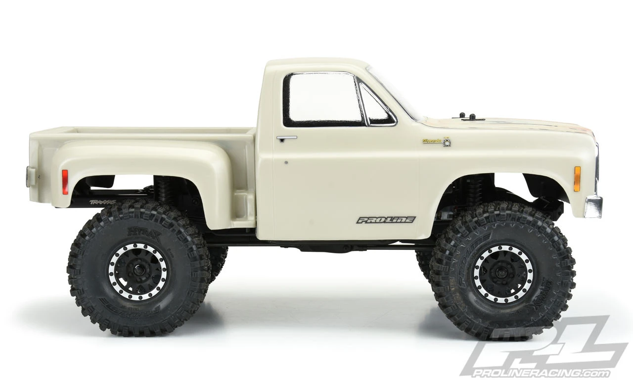 Proline Pro-Line 3522-00 1978 Chevy K-10 12.3" Rock Crawler Body (Clear) W/ Cab And Bed 4 Proline Pro-Line 3522-00 1978 Chevy K-10 12.3" Rock Crawler Body (Clear) W/ Cab And Bed - Image 4