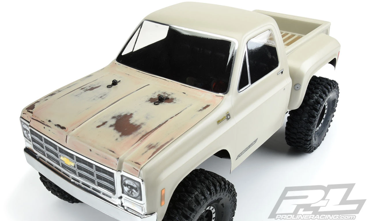 Proline Pro-Line 3522-00 1978 Chevy K-10 12.3" Rock Crawler Body (Clear) W/ Cab And Bed 2 Proline Pro-Line 3522-00 1978 Chevy K-10 12.3" Rock Crawler Body (Clear) W/ Cab And Bed - Image 2