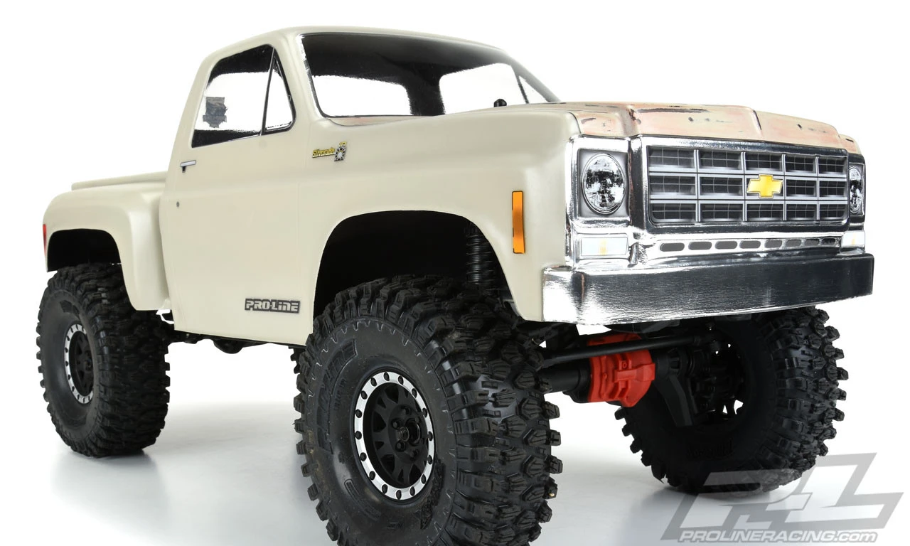 Proline Pro-Line 3522-00 1978 Chevy K-10 12.3" Rock Crawler Body (Clear) W/ Cab And Bed 3 Proline Pro-Line 3522-00 1978 Chevy K-10 12.3" Rock Crawler Body (Clear) W/ Cab And Bed - Image 3