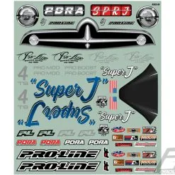 Proline 3523-00 Super J Pro-Mod Short Course Drag Car Body (Clear) -Toys and Hobbies Shop PRO352300 6 84809.1554840308