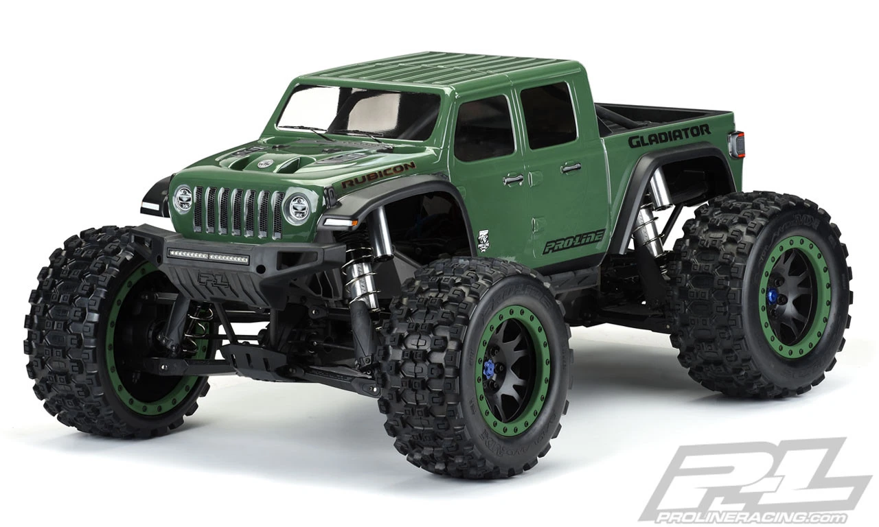 Proline Pro-Line 3533-17 Jeep Gladiator Rubicon Pre-Cut Monster Truck Body (Clear) (X-Maxx) 1 Proline Pro-Line 3533-17 Jeep Gladiator Rubicon Pre-Cut Monster Truck Body (Clear) (X-Maxx)