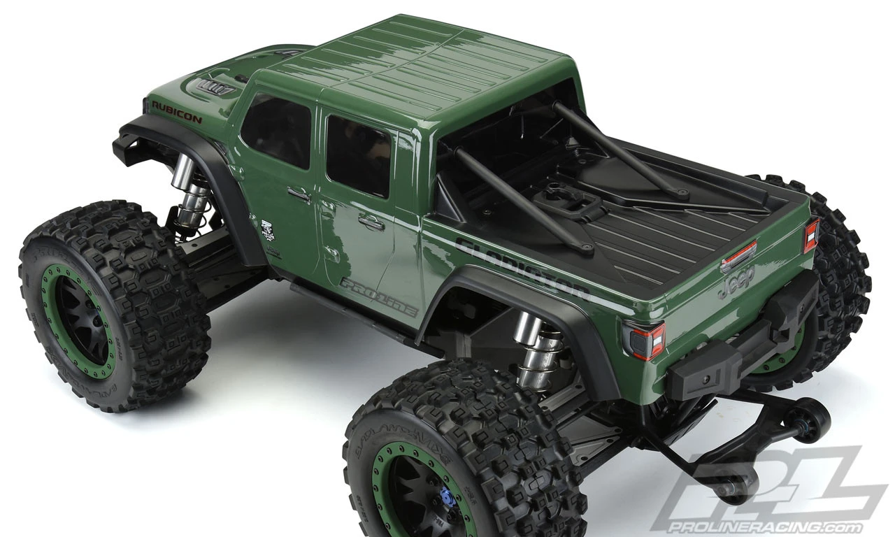 Proline Pro-Line 3533-17 Jeep Gladiator Rubicon Pre-Cut Monster Truck Body (Clear) (X-Maxx) 3 Proline Pro-Line 3533-17 Jeep Gladiator Rubicon Pre-Cut Monster Truck Body (Clear) (X-Maxx) - Image 3