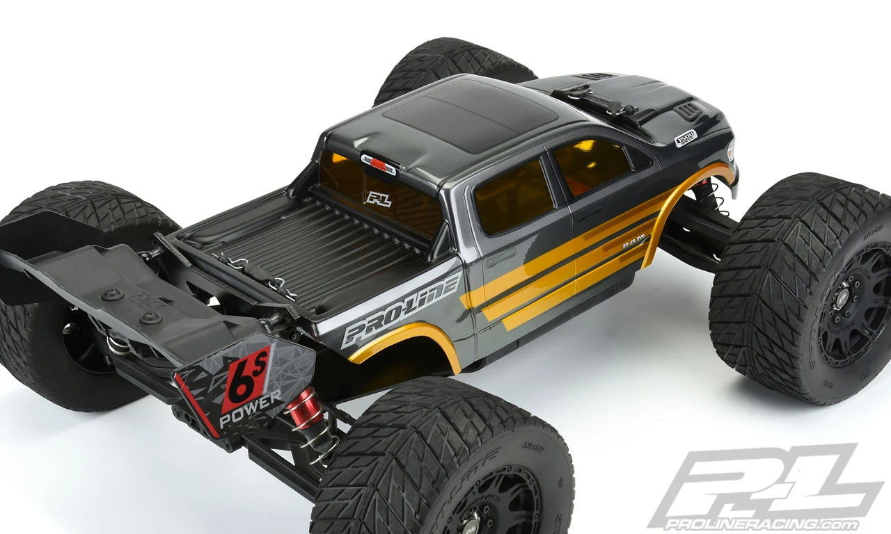 Proline Pro-Line 3534-17 2020 Ram Rebel 1500 Pre-Cut Monster Truck Body (Clear) (Kraton 6S) 3 Proline Pro-Line 3534-17 2020 Ram Rebel 1500 Pre-Cut Monster Truck Body (Clear) (Kraton 6S) - Image 3