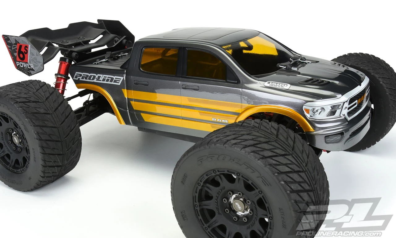 Proline Pro-Line 3534-17 2020 Ram Rebel 1500 Pre-Cut Monster Truck Body (Clear) (Kraton 6S) 5 Proline Pro-Line 3534-17 2020 Ram Rebel 1500 Pre-Cut Monster Truck Body (Clear) (Kraton 6S) - Image 5