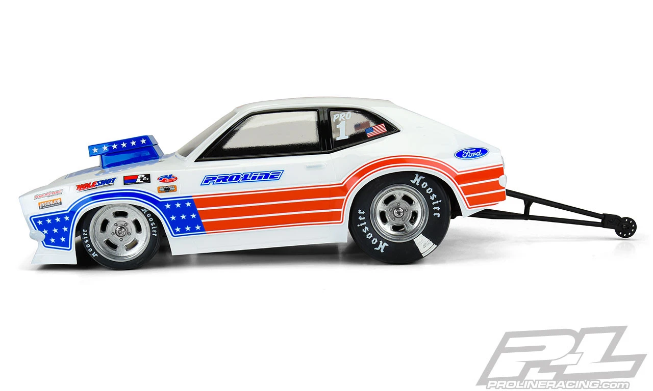 Proline 3572-00 1972 Ford Pinto Clear Body 11.25" WB 2WD Buggy Drag 2 Proline 3572-00 1972 Ford Pinto Clear Body 11.25" WB 2WD Buggy Drag - Image 2