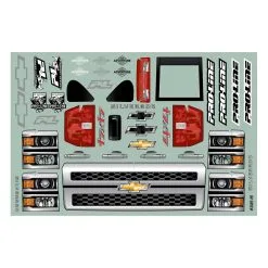 Proline 3585-00 1/10 2015 Chevrolet Silverado Clear Body 13.9" WB -Toys and Hobbies Shop PRO358500 A10 LMZ72BM2 08374.1645545640