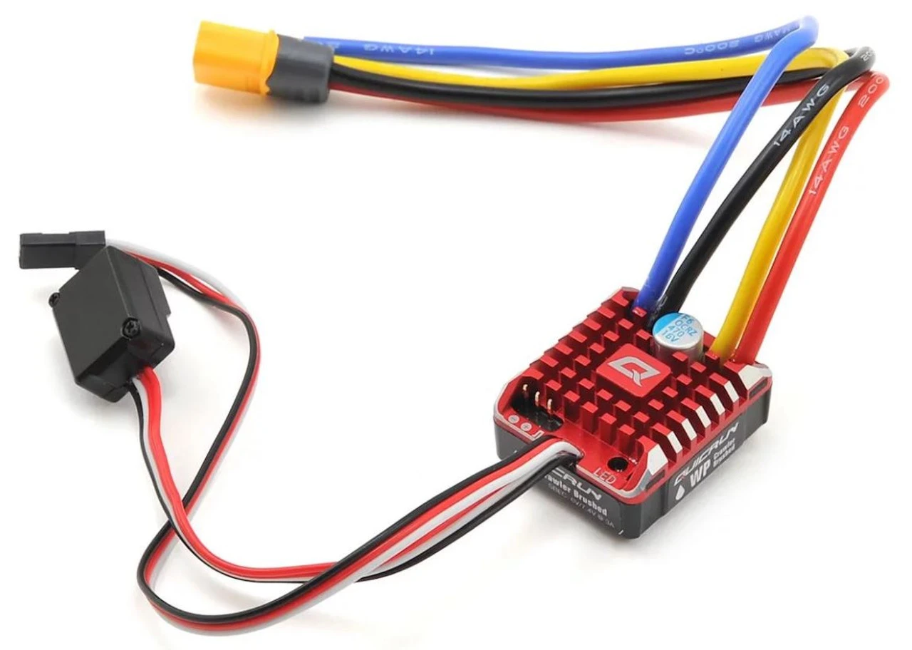 Hobbywing QUICRUN WP1080 Waterproof Rock Crawler Brushed ESC, (2-3S) 30112750 1 Hobbywing QUICRUN WP1080 Waterproof Rock Crawler Brushed ESC, (2-3S) 30112750