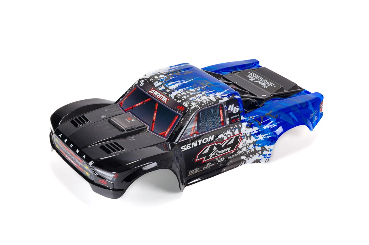 Arrma 402311 Senton 4x4 BLX Body, Blue 1 Arrma 402311 Senton 4x4 BLX Body, Blue