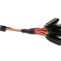 Racers Edge 1656 Universal RX Power Splitter, Female Servo X 4