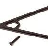 Racers Edge 1828BK SCX10 Aluminum Front Y-Link, Black
