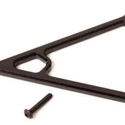 Racers Edge 1828BK SCX10 Aluminum Front Y-Link, Black