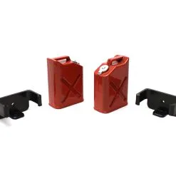 Racers Edge 1/10 Scaler Plastic Gasoline Jugs (2) Red