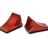 Racers Edge 1/10 Scaler Aluminum Wheel Chocks (Red)