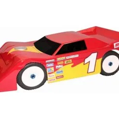 RJ Speed 1015 1/8 Max Wedge Dirt Oval Clear Body