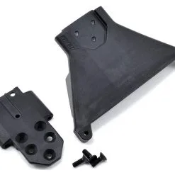 RPM 73562 Front Bulkhead (Slash LCG 4x4) (Black)