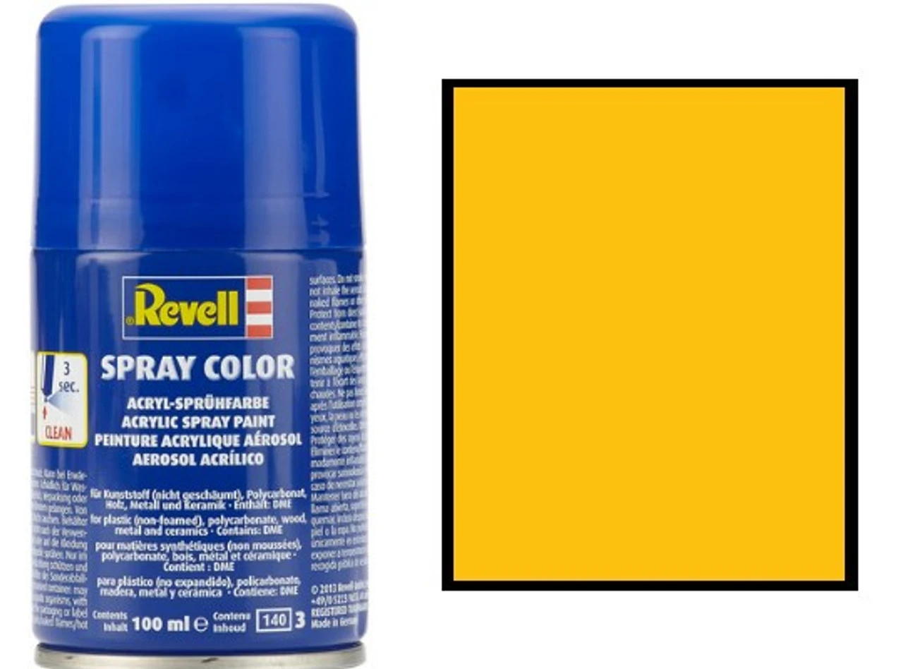 Revell 34115 Spray Yellow Matte 1 Revell 34115 Spray Yellow Matte