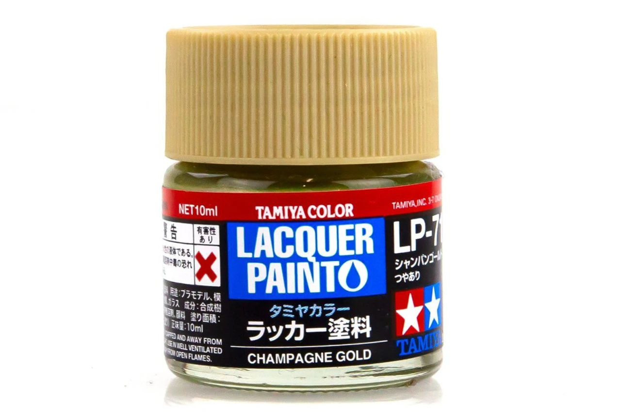 Tamiya 82171 Lacquer Paint LP-71 Champagne Gold 10ml Bottle 1 Tamiya 82171 Lacquer Paint LP-71 Champagne Gold 10ml Bottle