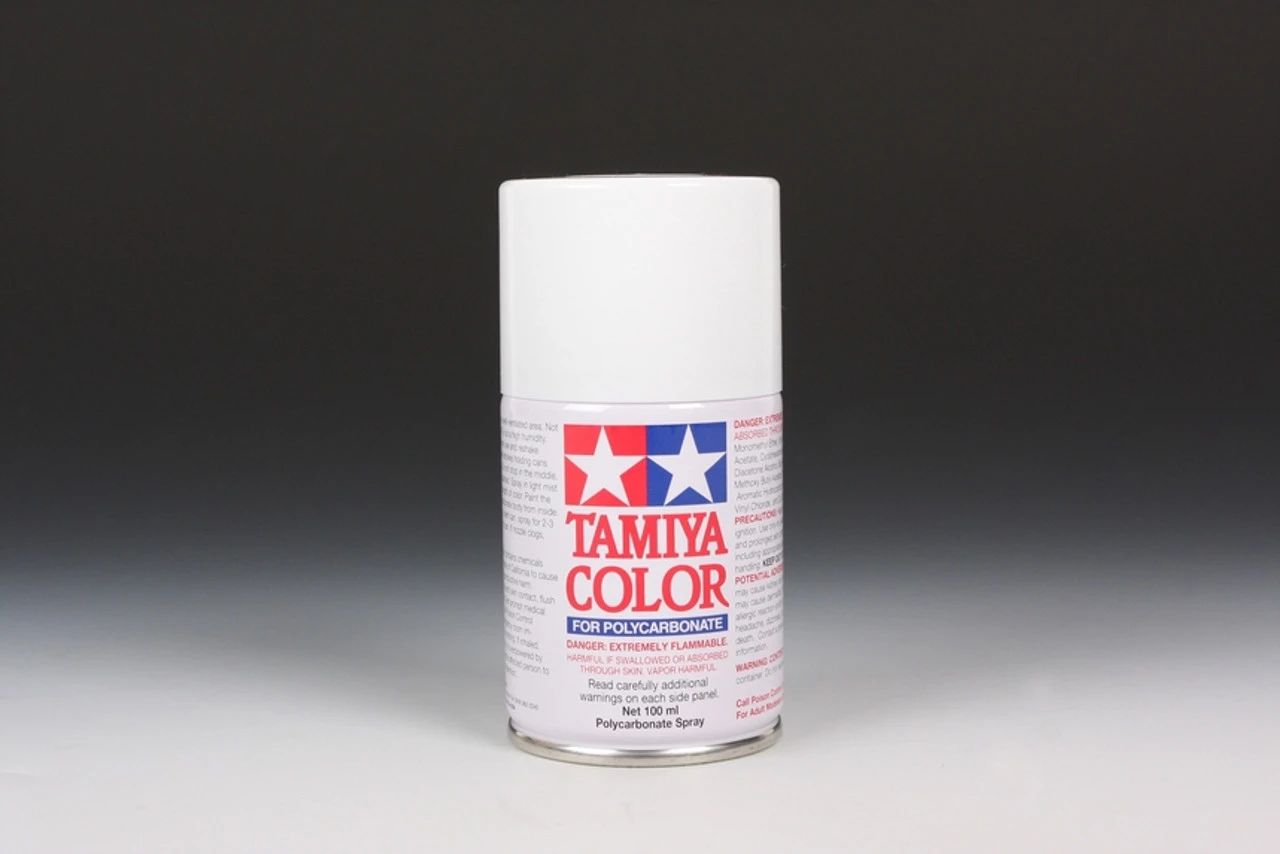Tamiya 86001 PS-1 White Lexan Spray Paint (3oz) 1 Tamiya 86001 PS-1 White Lexan Spray Paint (3oz)