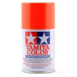 Tamiya 86007 PS-7 Orange Lexan Spray Paint (3oz)