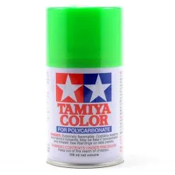 Tamiya 86028 PS-28 Fluorescent Green Lexan Spray Paint (3oz)