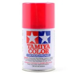 Tamiya 86033 PS-33 Cherry Red Lexan Spray Paint (3oz)