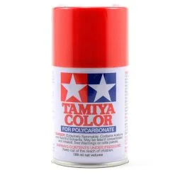 Tamiya PS-34 Bright Red Lexan Spray Paint (3oz)