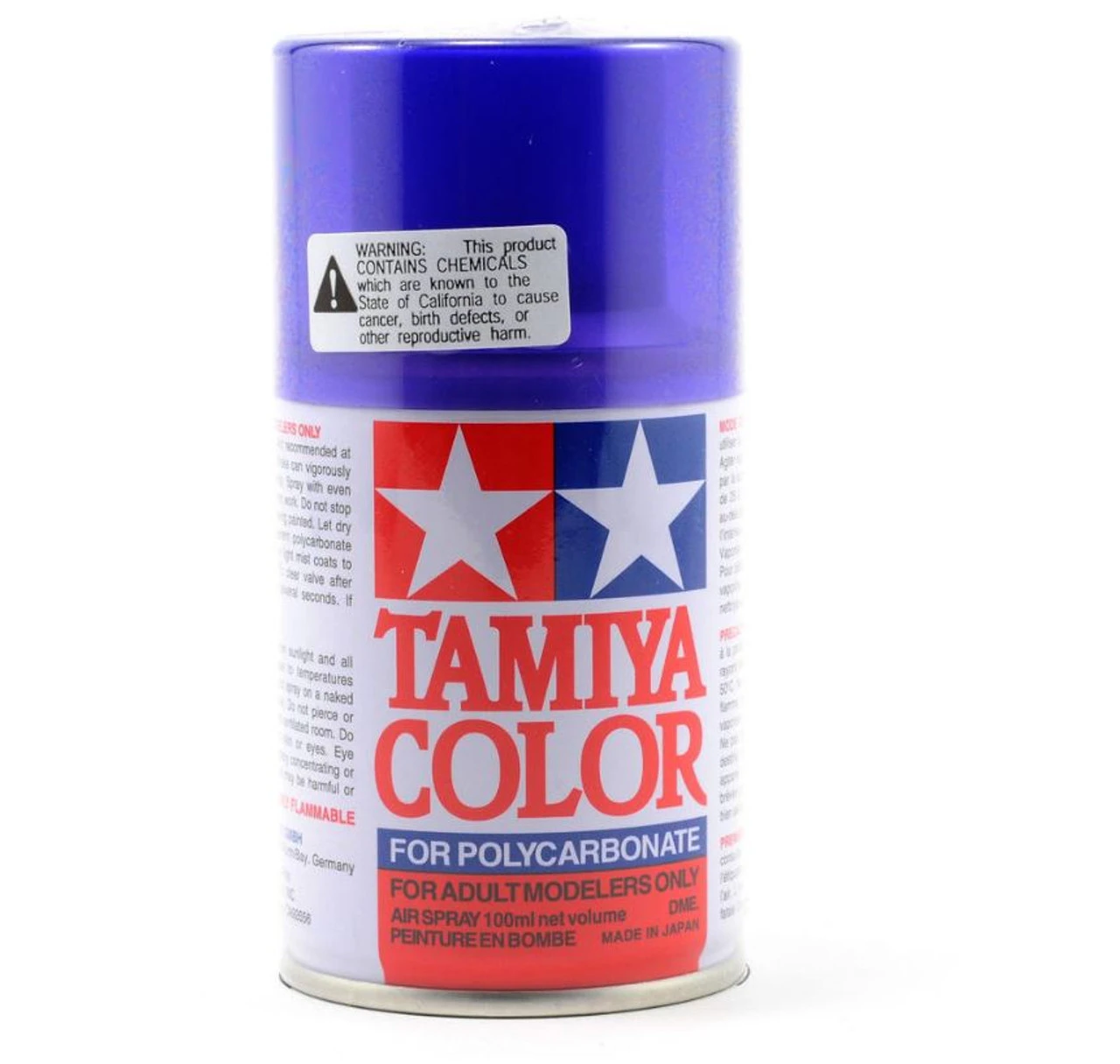 Tamiya 86045 PS-45 Translucent Purple Lexan Spray Paint (3oz) 1 Tamiya 86045 PS-45 Translucent Purple Lexan Spray Paint (3oz)