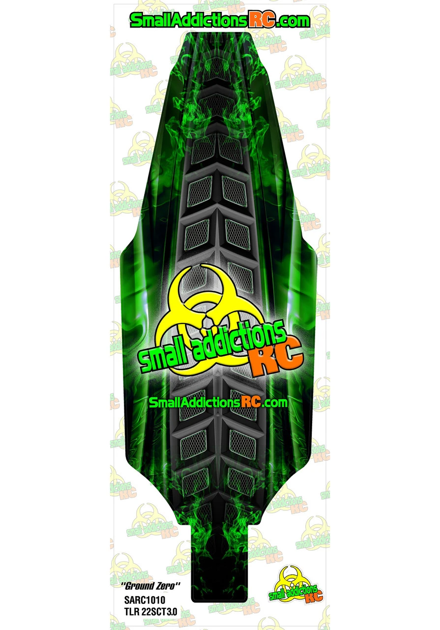 Small Addictions RC (TLR 22SCT 3.0) "Ground Zero" Chassis Protector 1 Small Addictions RC (TLR 22SCT 3.0) "Ground Zero" Chassis Protector
