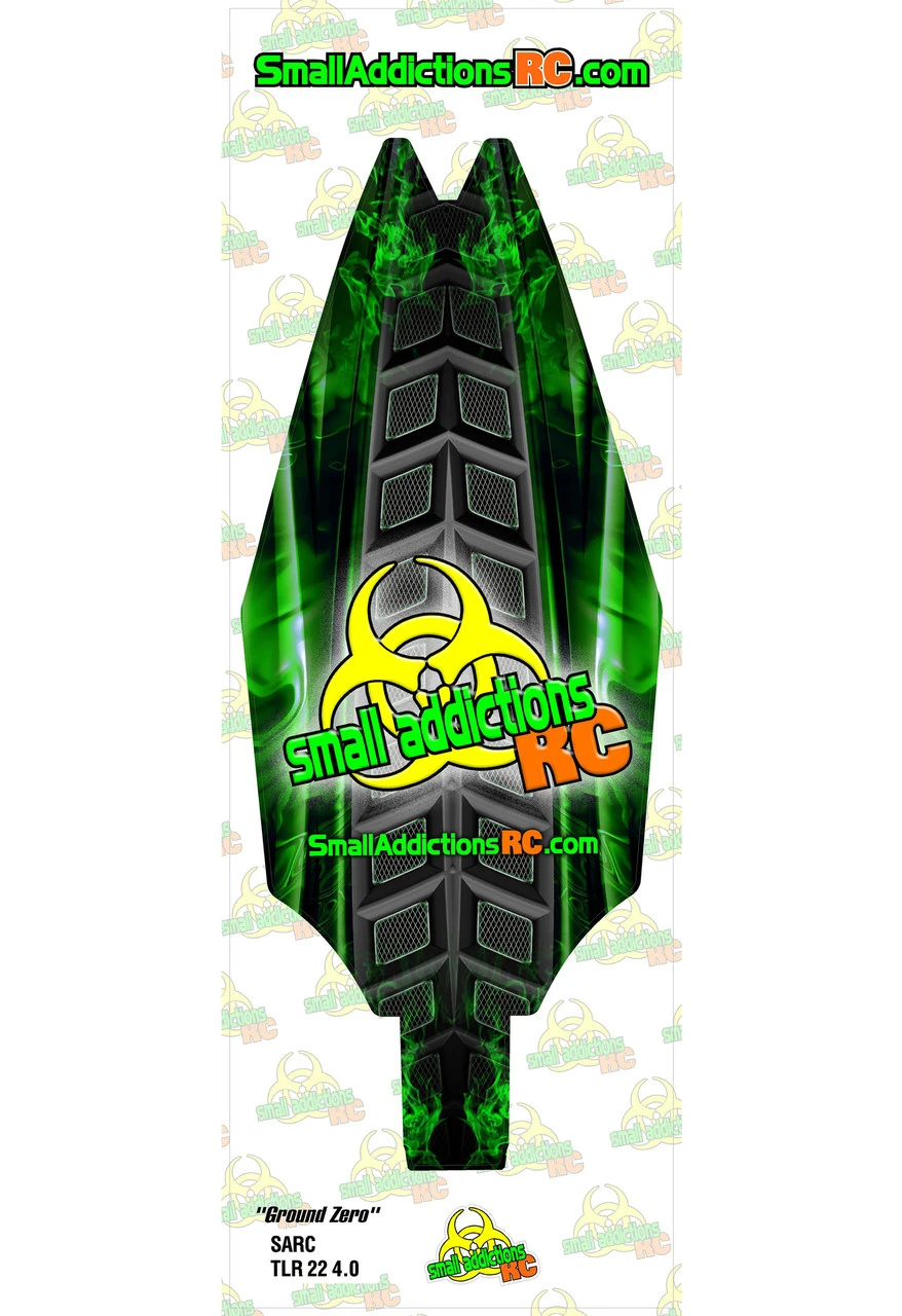 Small Addictions RC 1014 "Ground Zero" Chassis Protector (TLR 22 4.0) 1 Small Addictions RC 1014 "Ground Zero" Chassis Protector (TLR 22 4.0)
