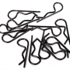 Traxxas 1834A Body Clips (Black) (12)
