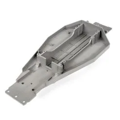 Traxxas 3722R Lower Chassis (Gray) 166mm Long Battery Compartment, Bandit/Rustler