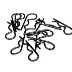 Traxxas 3934A Heavy Duty Body Clips, Black (12)