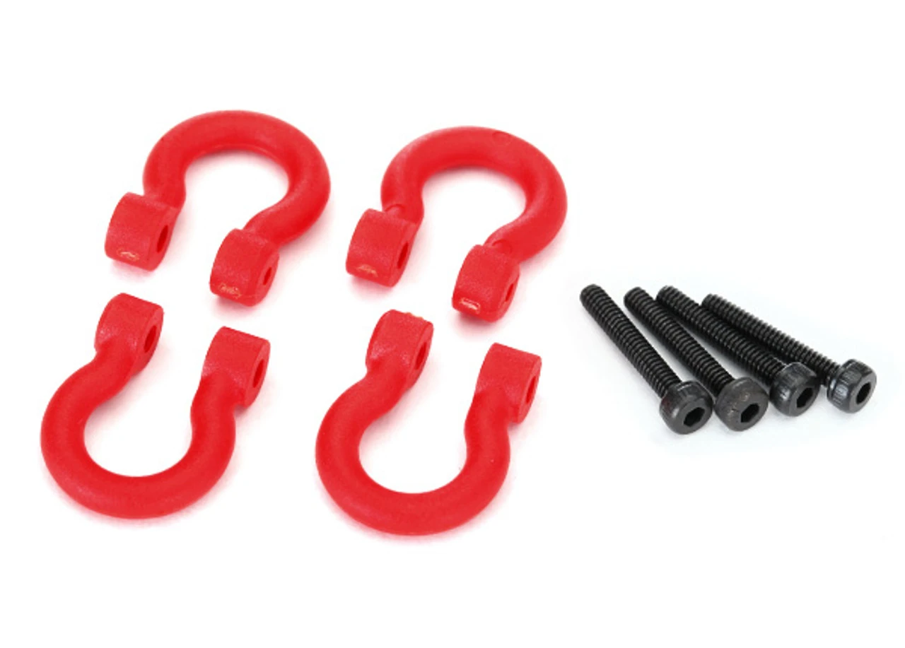 Traxxas 8234R Bumper D-Rings TRX-4 (Red) (4) 1 Traxxas 8234R Bumper D-Rings TRX-4 (Red) (4)