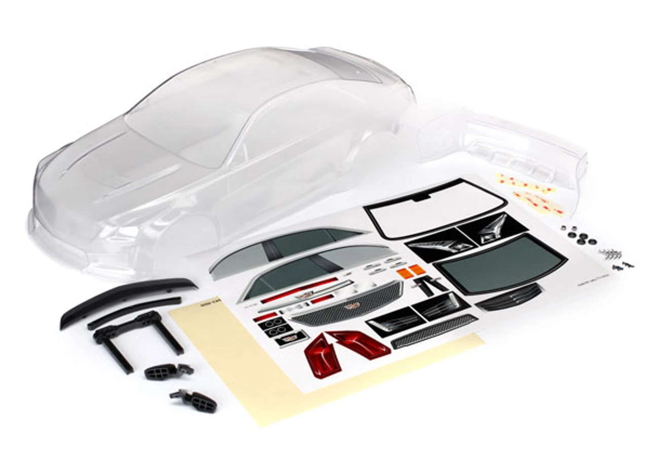 Traxxas 8391 Cadillac CTS-V 1/10 Touring Car Body, Clear 1 Traxxas 8391 Cadillac CTS-V 1/10 Touring Car Body, Clear