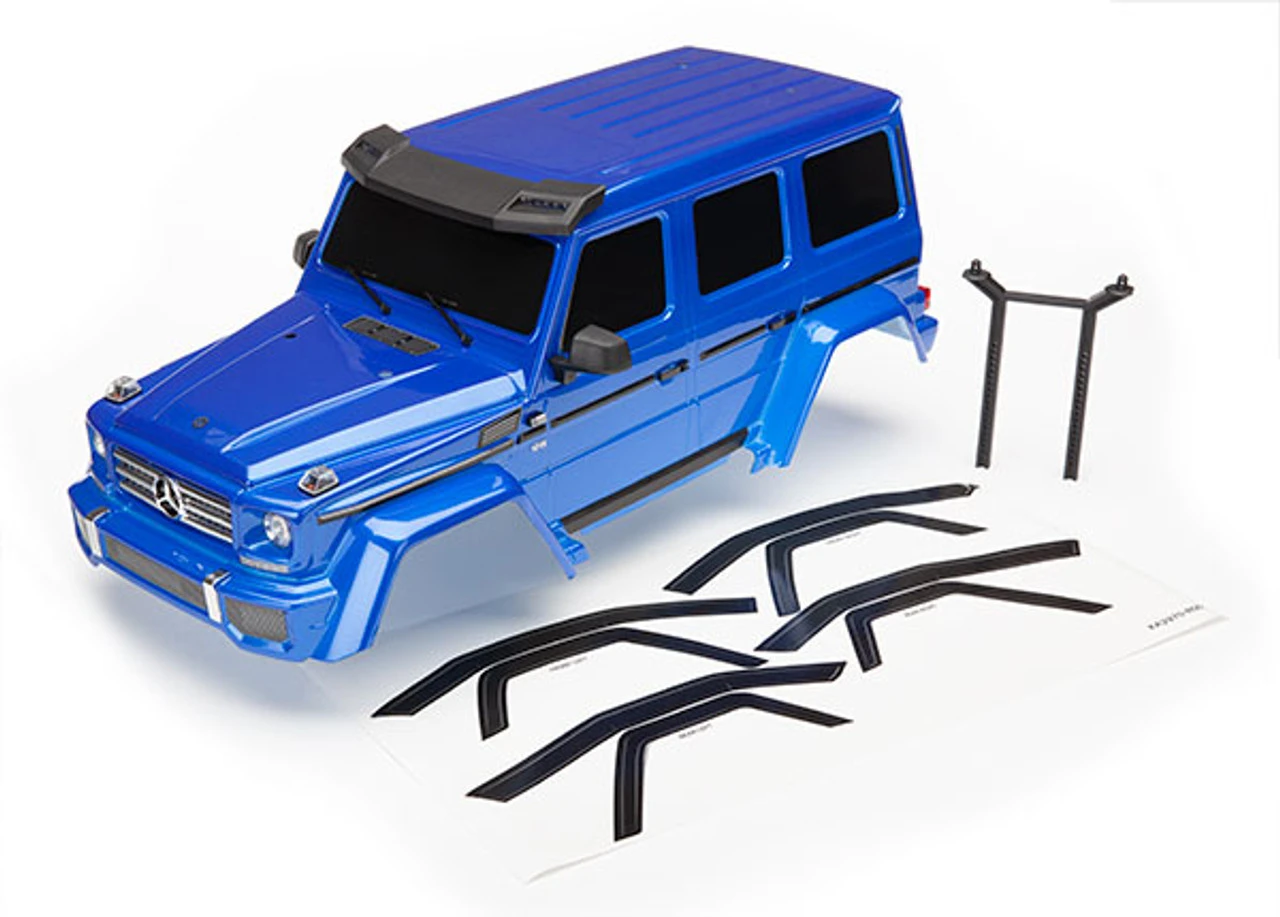 Traxxas 8811X Mercedes-Benz G 500 4x4 Body, Blue 1 Traxxas 8811X Mercedes-Benz G 500 4x4 Body, Blue