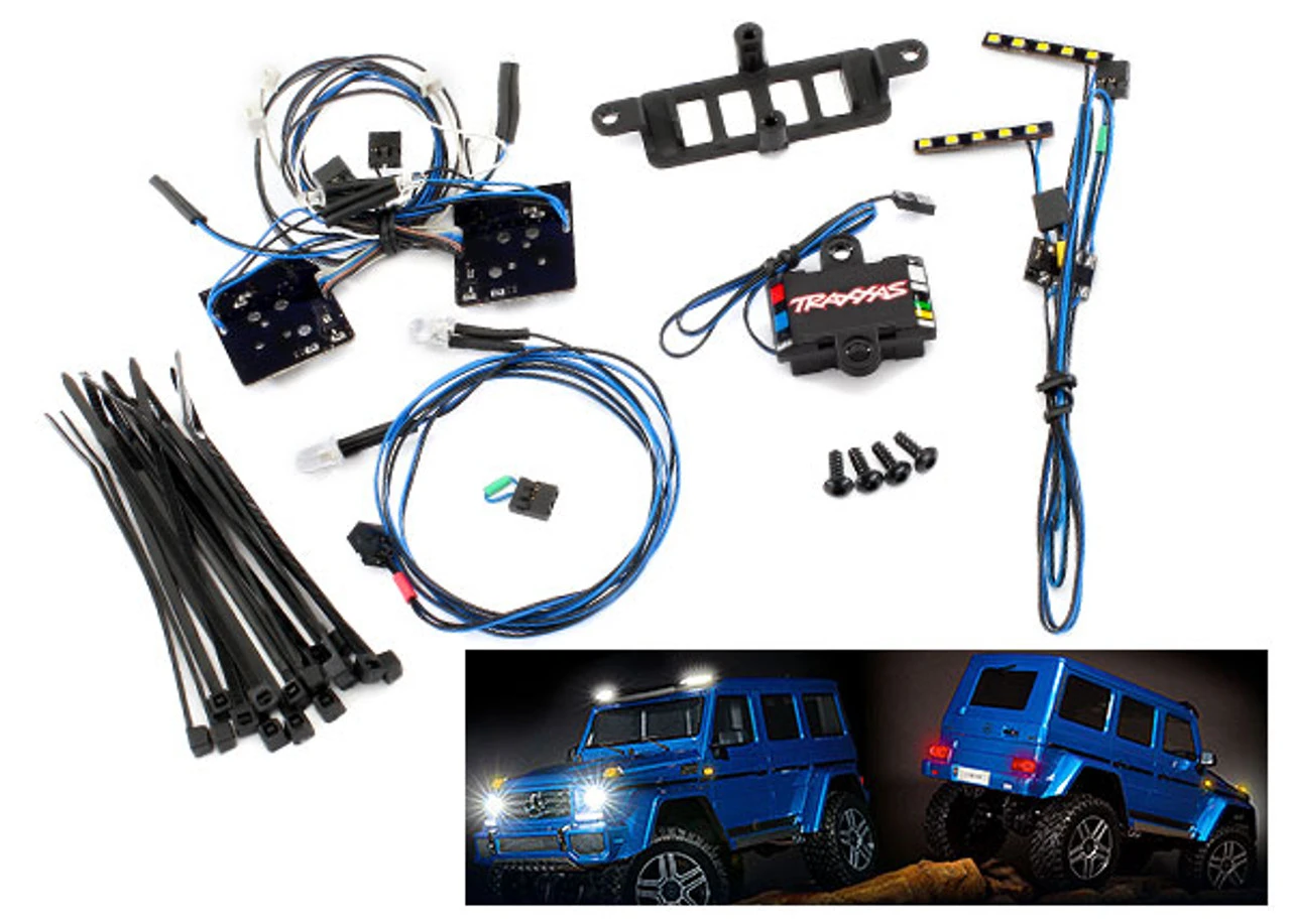 Traxxas 8899 LED Light Set, Fits #8811 Or #8825 TRX-4 Mercedes Body, Requires #8028 Power Supply 1 Traxxas 8899 LED Light Set, Fits #8811 Or #8825 TRX-4 Mercedes Body, Requires #8028 Power Supply