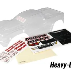 Traxxas 8914 Heavy Duty Body, Clear, Maxx