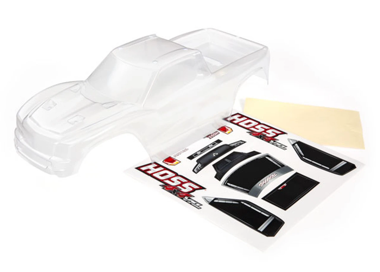 Traxxas 9011 Clear Body, Hoss 4x4 1 Traxxas 9011 Clear Body, Hoss 4x4