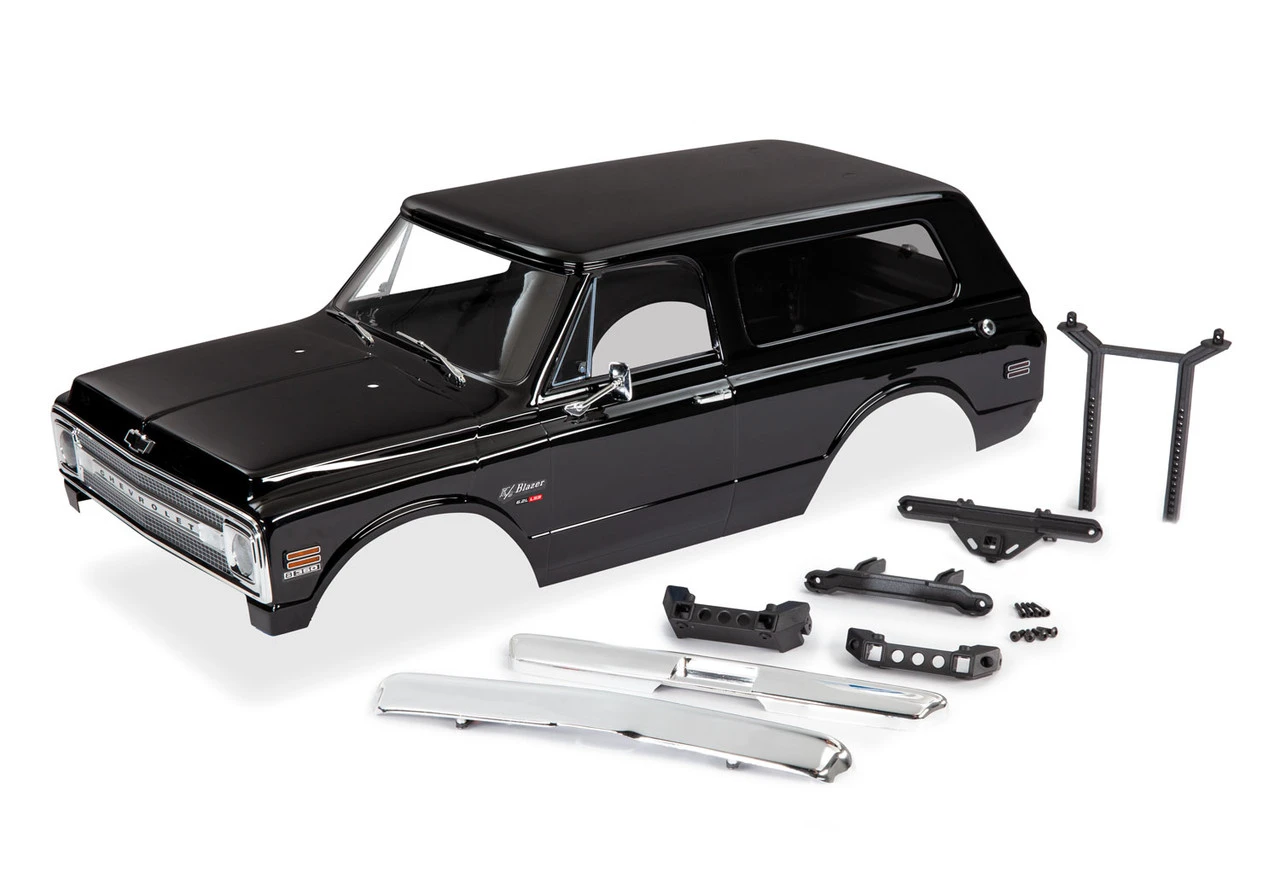 Traxxas 9112X Complete Chevrolet 1969 Blazer Body, Black 1 Traxxas 9112X Complete Chevrolet 1969 Blazer Body, Black