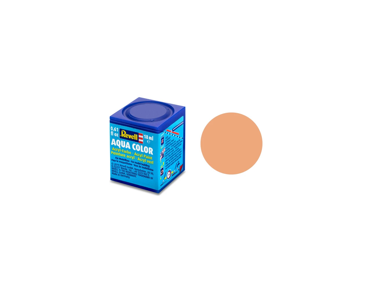 Revell Aqua Color 36135 Flesh Matte 18ml 1 Revell Aqua Color 36135 Flesh Matte 18ml