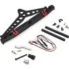 Yeah Racing 0549 Aluminum Rear Bumper W/Spare Tire Mount